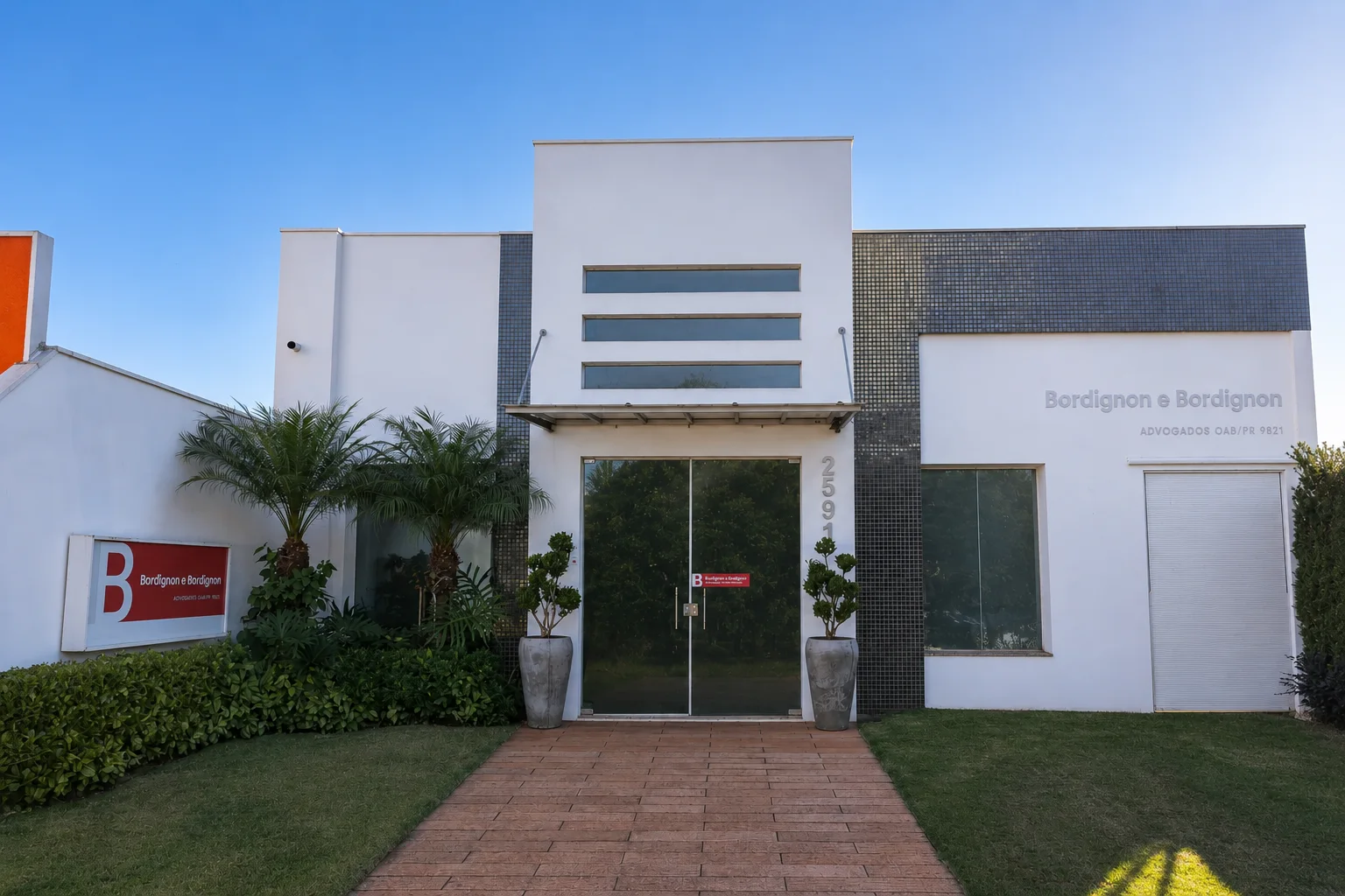 Fachada do escritório Bordignon e Bordignon em Toledo/PR